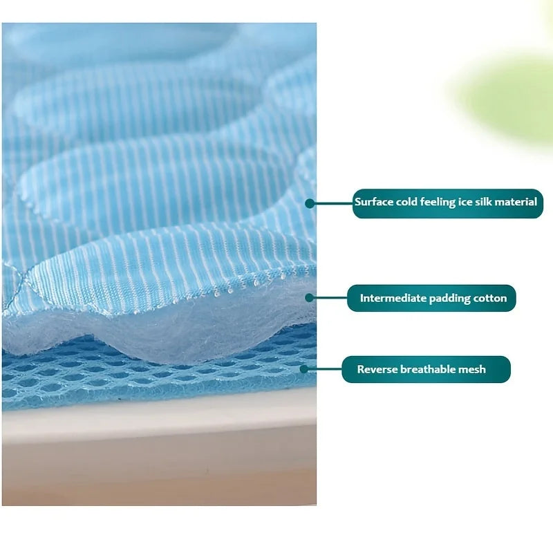 Dog Cooling Mat Self-Cooling Pet Bed Pad Extra Large Summer Cooling Pad for Dogs & Cats